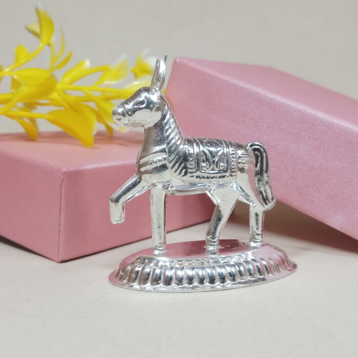 Silver Horse for pooja – Symbol of Strength & Success