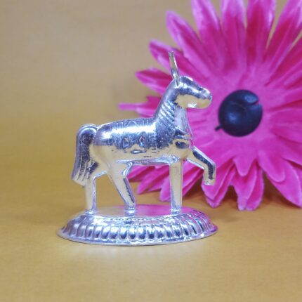 Silver Horse for pooja – Symbol of Strength & Success