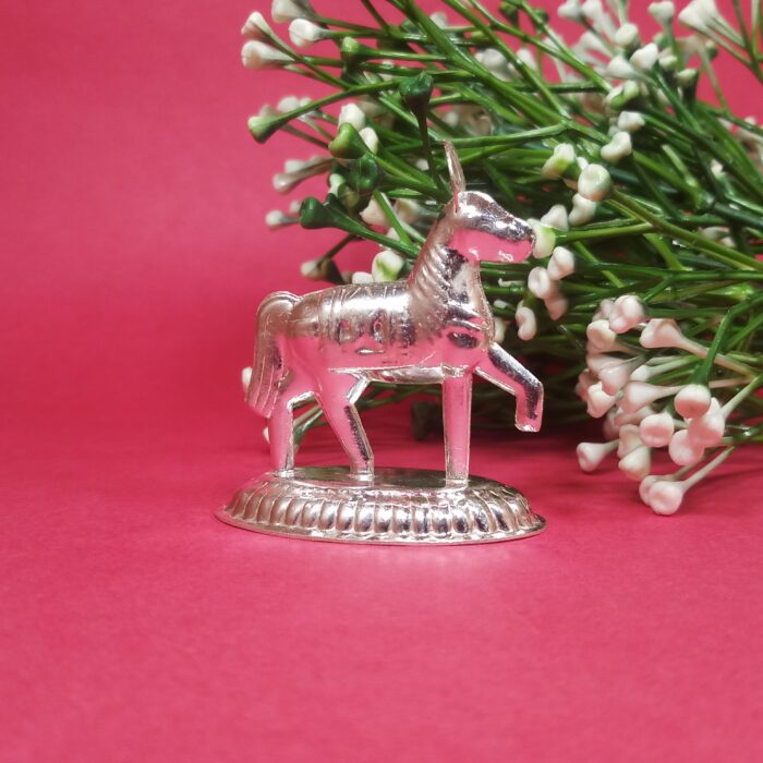 Silver Horse for pooja – Symbol of Strength & Success