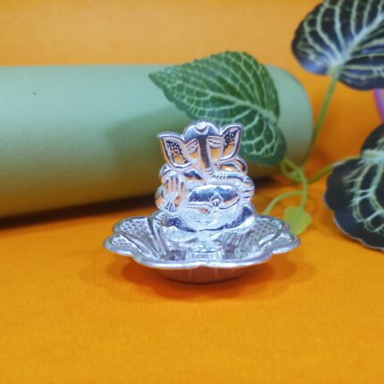 Silver Pooja Agarbatti Stand – Sacred & Auspicious