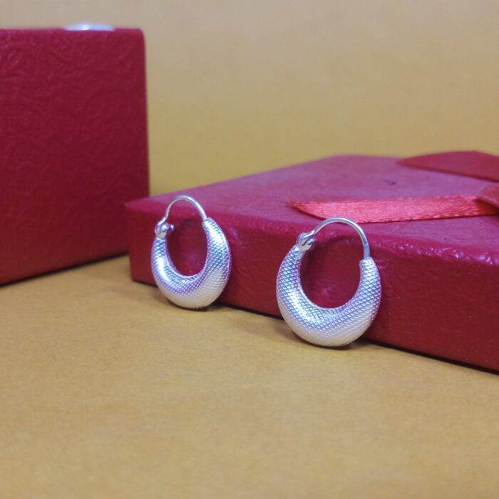 Classic Gents Murkiya Earring Studs in 925 Silver