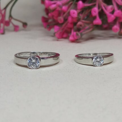 Matching Silver Couple Rings – Celebrate Your Love