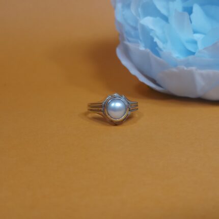 Handmade Sterling Silver Pearl Ring – Timeless Elegance