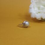 Handmade Silver Pearl Ring – Classic Elegance