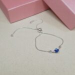 Minimalist Silver Evil Eye Bracelet – Timeless Protection