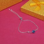Minimalist Silver Evil Eye Bracelet – Timeless Protection