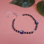 Silver Evil Eye Ladies Bracelet – Protection & Elegance