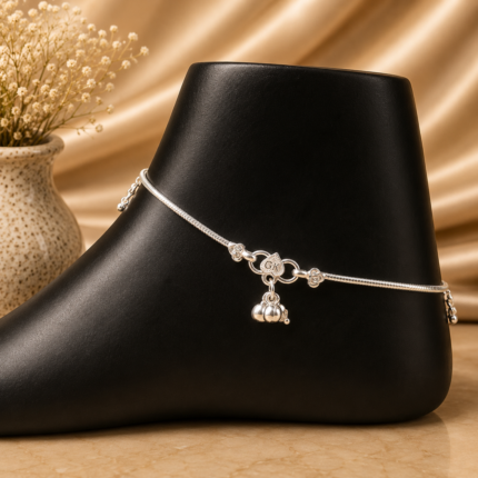 Handmade Pure Silver Payal – Ethnic & Modern Fusion