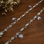 Elegant Pure Silver Butterfly Payal – Traditional & Stylish Paayal