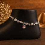 Elegant Pure Silver Butterfly Payal – Traditional & Stylish Paayal