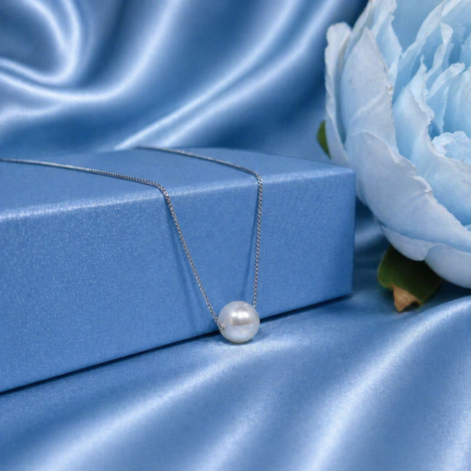 925 Sterling Silver Pearl Chain Pendant – Classic & Versatile