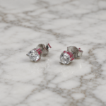 Sleek & Durable Gents Round Solitaire Studs for Everyday Wear