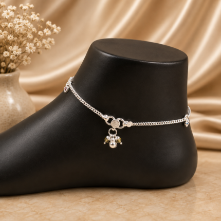Exquisite Pure Silver Paayal – Perfect for Every Occasion