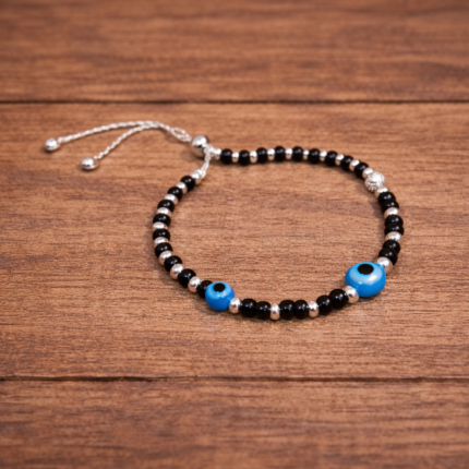 Evil Eye Bracelet – Pure Silver Protection Charm