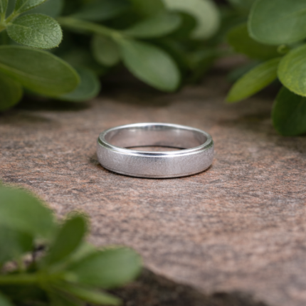 Sleek Unisex 925 Silver Ring Band