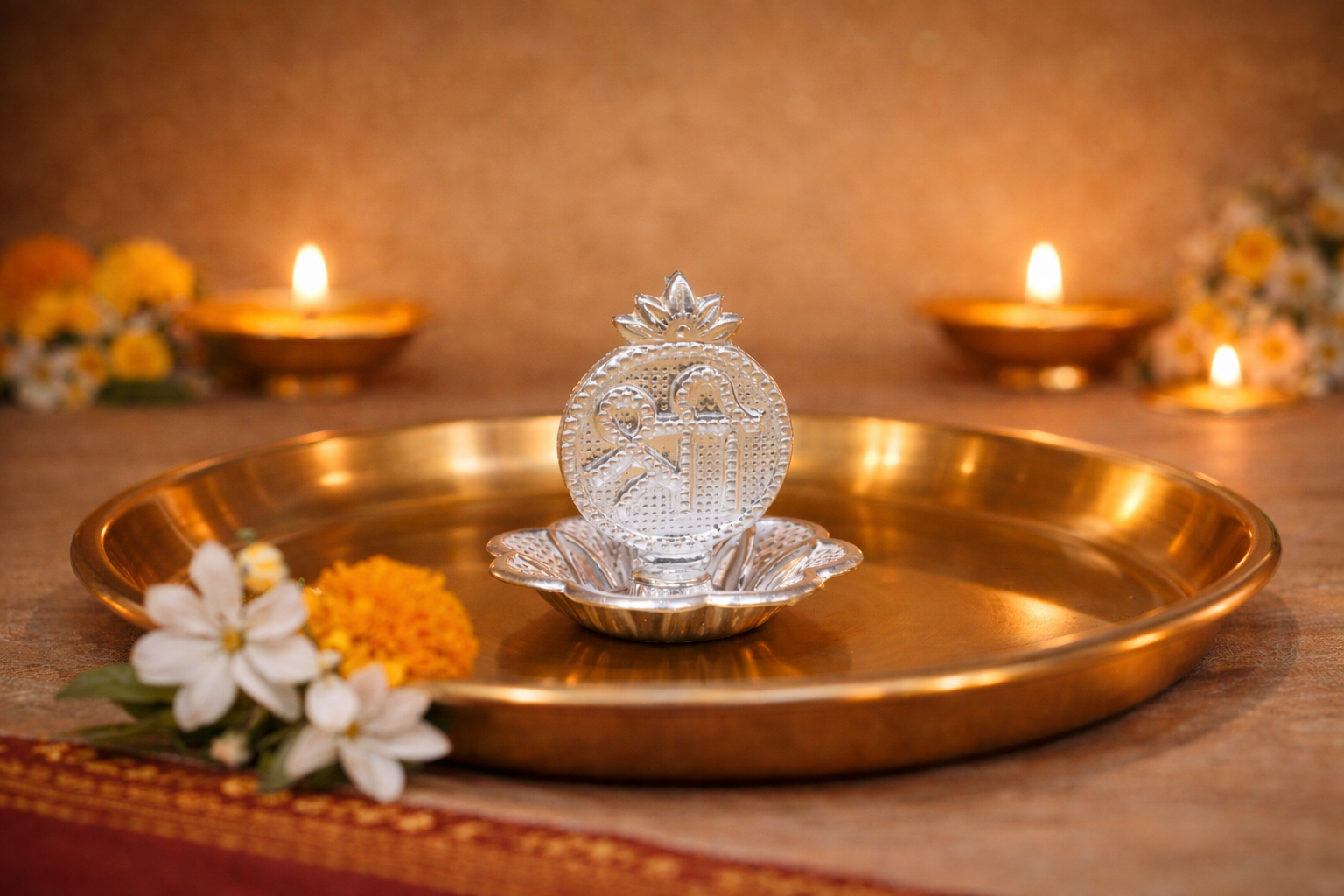 ChatGPT Image Feb 28, 2026, 07_21_02 PM Pure Silver Agarbatti Stand – Elegant Pooja Essential