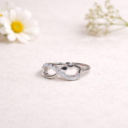 Minimalist Silver 925 Infinity Ring – Classic & Stylish