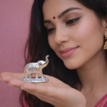 Pure Silver Elephant for Pooja – Symbol of Strength & Prosperity