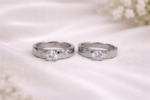 925 Sterling Silver Couple Ring Set – Symbol of Eternal Love