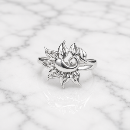 Stunning 925 Sterling Silver Peacock Ring for Women