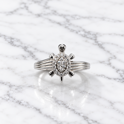 Timeless Silver 925 Tortoise Ring – Elegant & Versatile