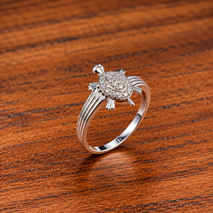 Timeless Silver 925 Tortoise Ring – Elegant & Versatile