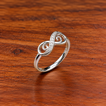 Sterling Silver Infinity Ring – A Symbol of Forever