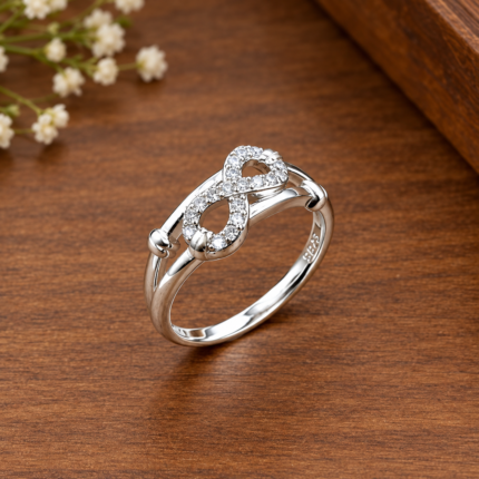 Infinity Love Silver Ring – Perfect Gift for Someone Special