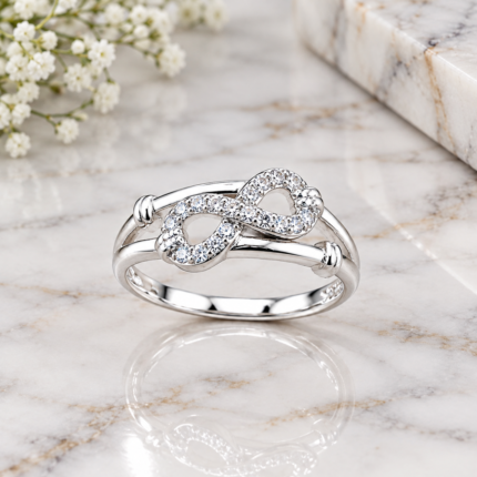 Infinity Love Silver Ring – Perfect Gift for Someone Special