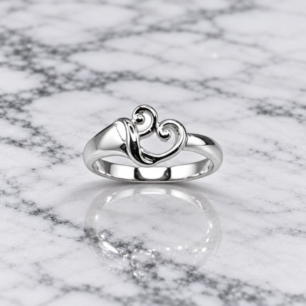 Elegant Silver 925 Peacock Ring – Timeless & Stylish