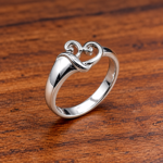 Elegant Silver 925 Peacock Ring – Timeless & Stylish