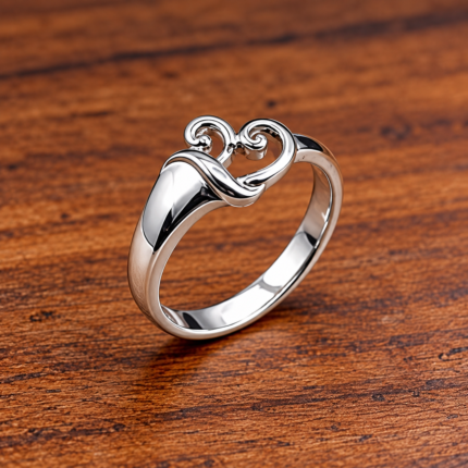 Elegant Silver 925 Peacock Ring – Timeless & Stylish