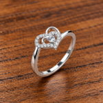 Classic Silver Heart 925 Ring – Timeless & Elegant