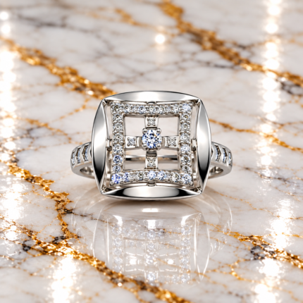 Classic Sterling Silver Women’s Ring – 925 Elegance