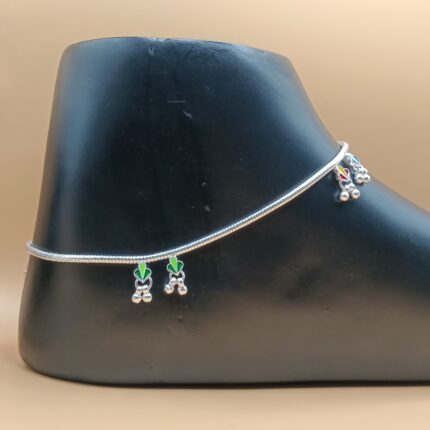 Handmade Pure Silver Payal – Ethnic & Modern Fusion