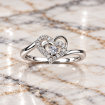 Classic Silver Heart 925 Ring – Timeless & Elegant