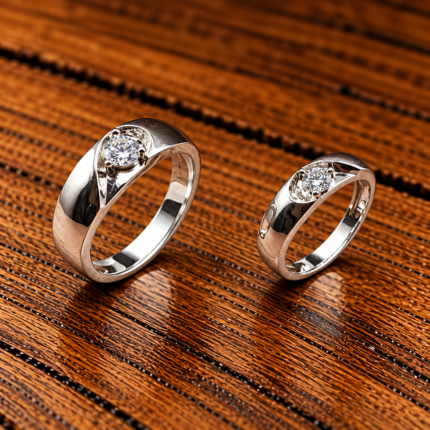 Silver 925 Couple Rings – A Timeless Bond