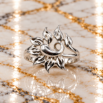 Stunning 925 Sterling Silver Peacock Ring for Women