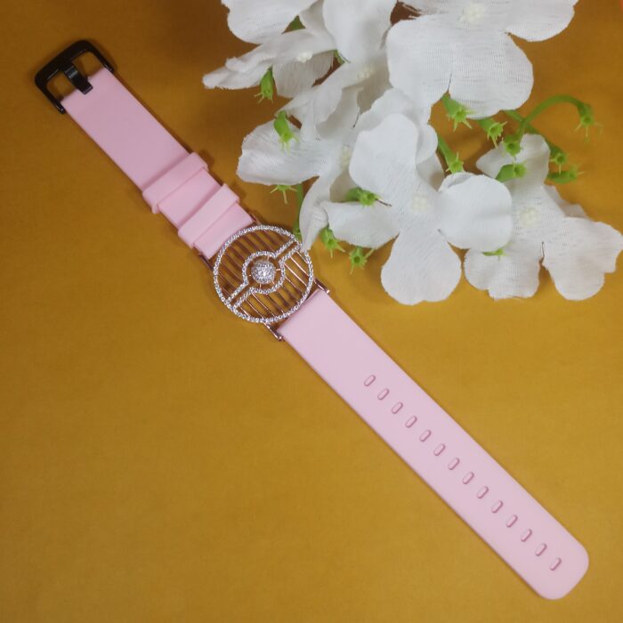Elegant Silver Watch Bracelet for Girls – Timeless Beauty