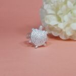 Elegant Pure Silver Tortoise Ring – Symbol of Longevity & Strength