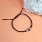 Pure Silver Evil Eye Dhaga Bracelet – Protection & Style