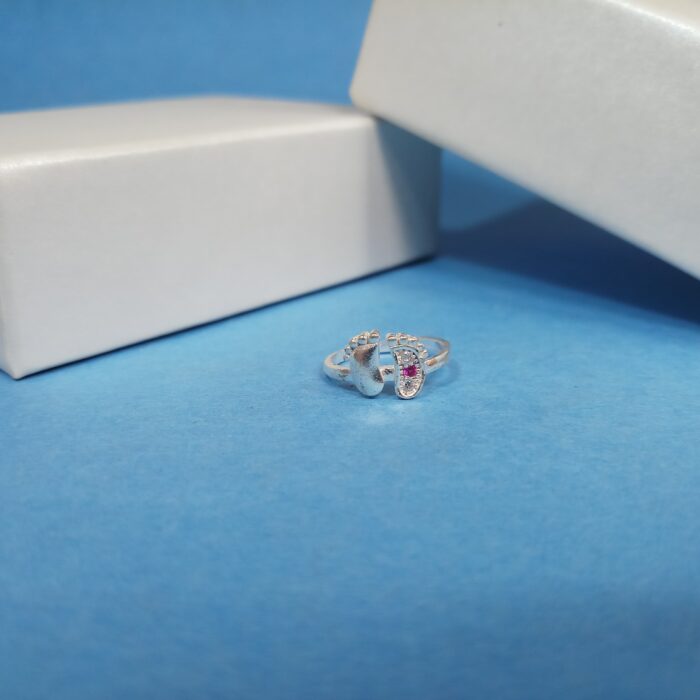 Tiny Sparkle – Pure Silver Kids Ring for Little Hands