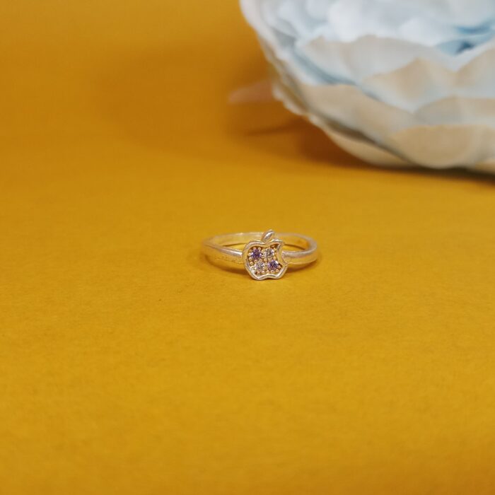 Pure Silver Kids Ring – A Perfect Sparkle for Little Fingers