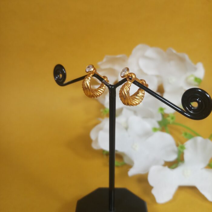 Silver Gents Murkiya Earring – Classic & Stylish Golden Traditional Appeal