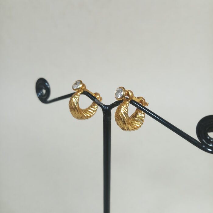 Silver Gents Murkiya Earring – Classic & Stylish Golden Traditional Appeal