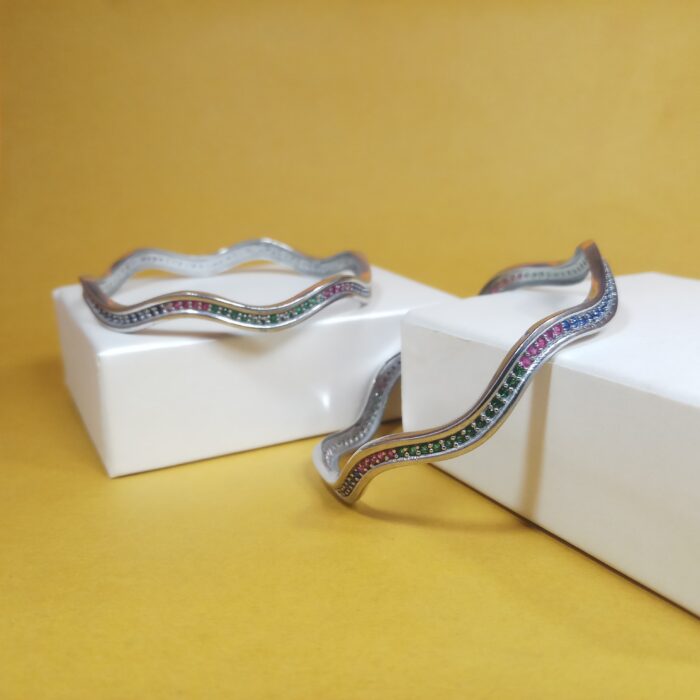 Pure Silver Women's Kada – Timeless Elegance for Every Occasion