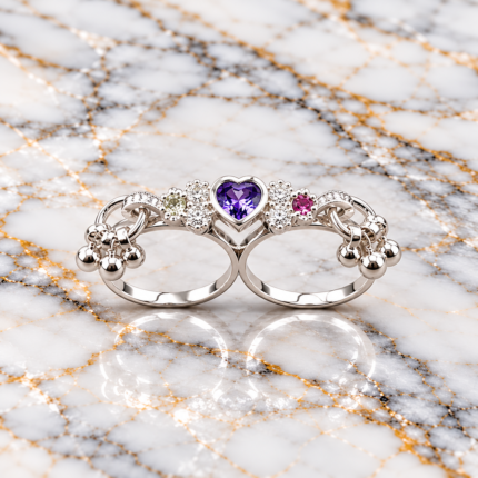 Pure Silver Kids Ring – A Perfect Sparkle for Little Fingers