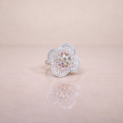 Pure Silver Women's Ring – Elegant and Timeless Design