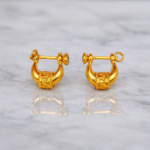 Stylish Murkiya Stud Earrings for Men ( Gold 24K )