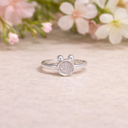 Pure Silver Kids Ring – A Sweet Sparkle for Little Hands